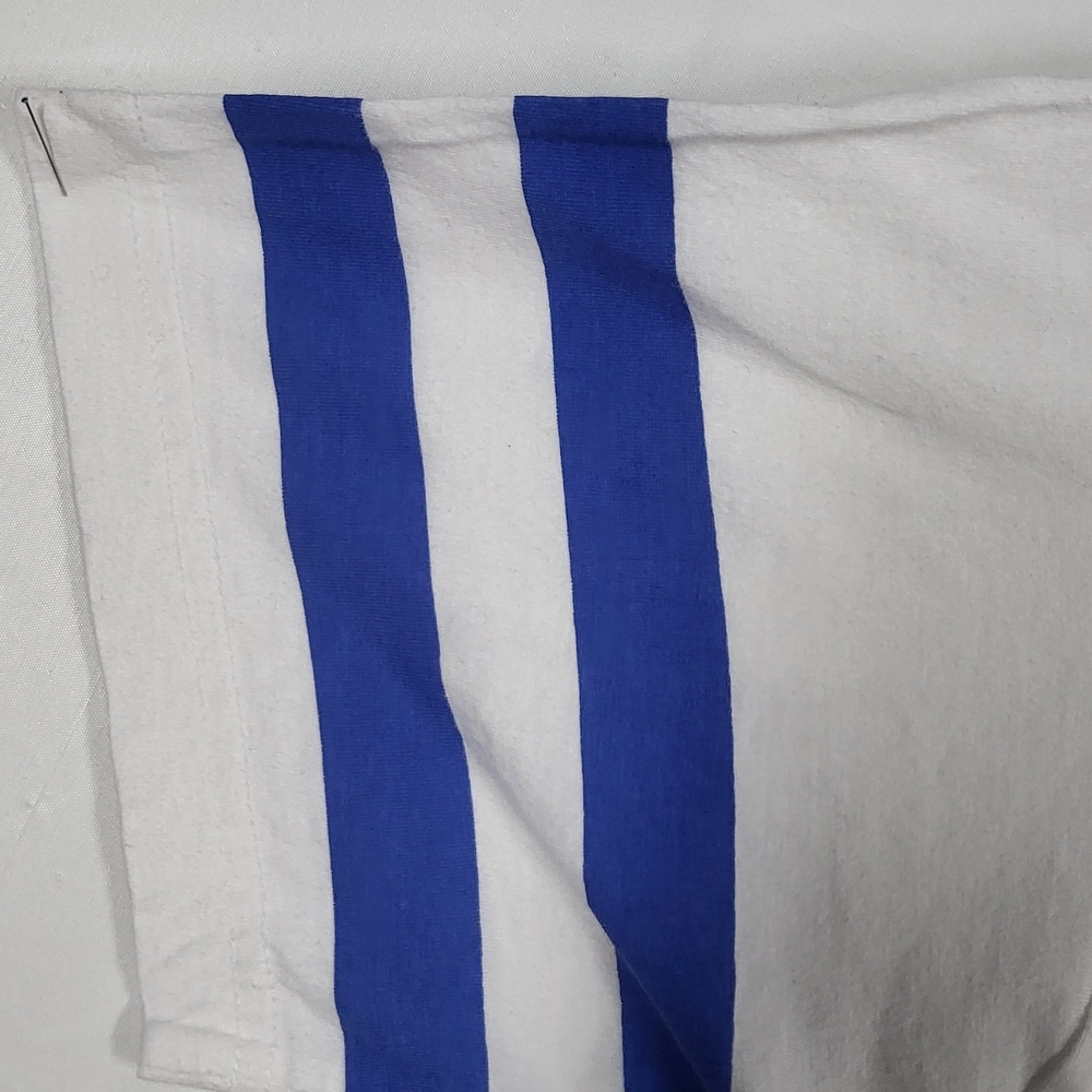 NHL White T-shirt Bud Light Of The Nordiques de W/ Blue Stripes - Picture 10 of 16
